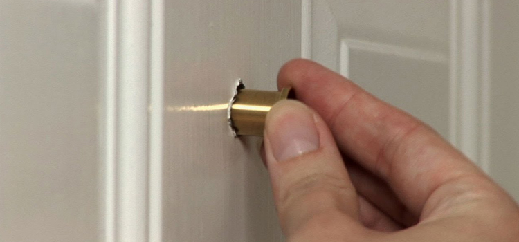 peephole door repair in Eastvale